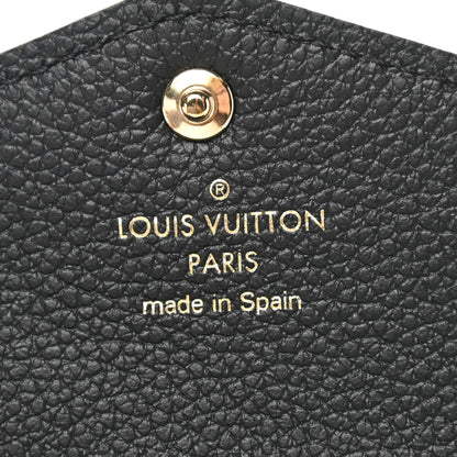 Louis Vuitton Monogram Empreinte Giant Sarah Wallet Black Beige 6 of 6