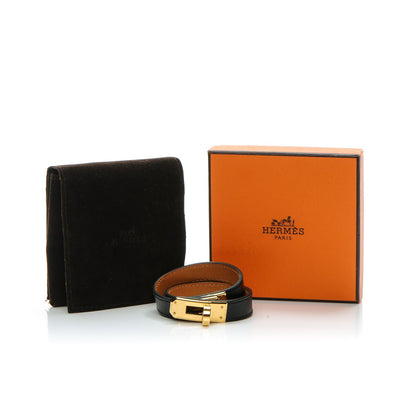 Hermes Chamonix Kelly Double Tour Bracelet XS Black 9 of 9