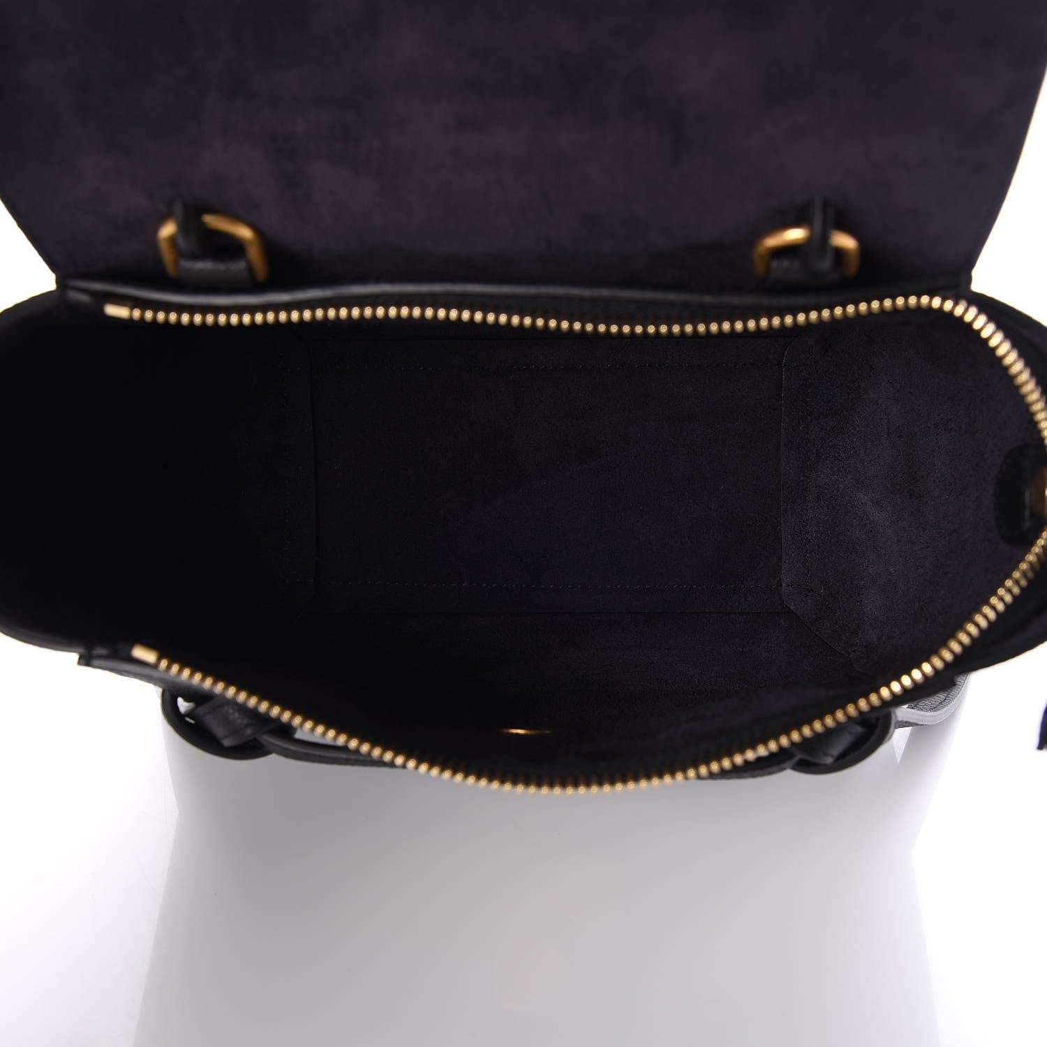 Celine Grained Calfskin Nano Belt Bag Black 6 of 10