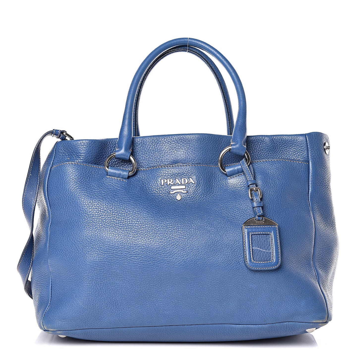 Cervo Deerskin Tote Blue