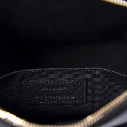 Saint Laurent Calfskin Matelasse Monogram Lou Camera Bag Black 9 of 10