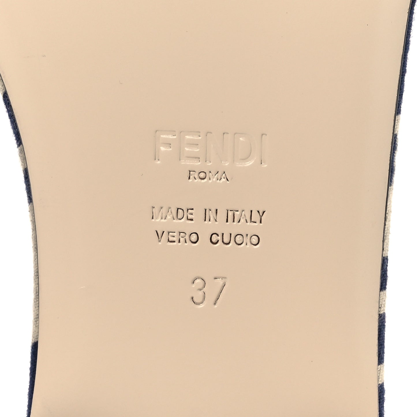 Pequin Tessuto Jacquard Logo Flat Slide Sandals 37 Beige Midnight