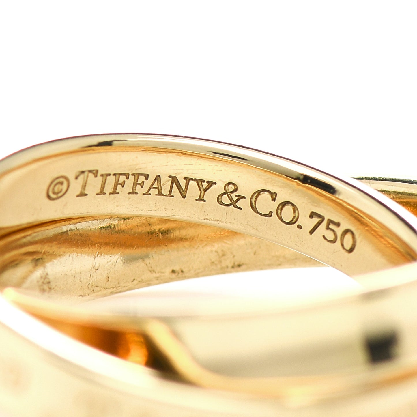 18K Yellow Gold 1837 Interlocking Circles Ring 50 5.5