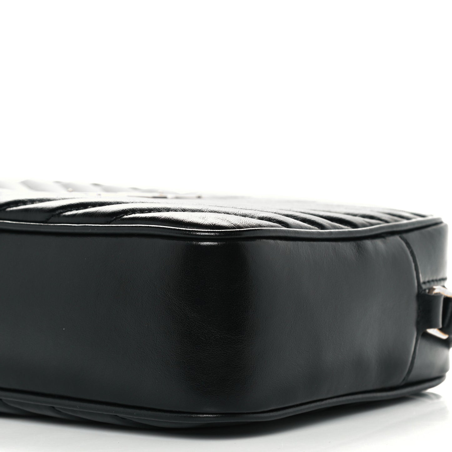 Calfskin Matelasse Monogram Lou Camera Bag Black