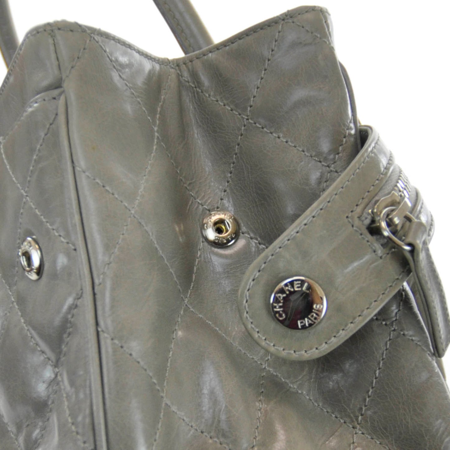 Glazed Calfskin New Portobello Grey