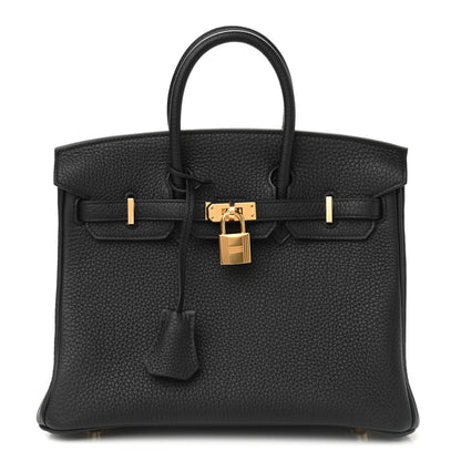 Hermes Togo Birkin 25 Black 1 of 11