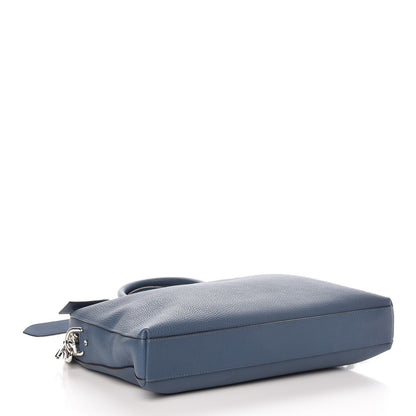 Louis Vuitton Taurillon Victor Briefcase Blue Gris 4 of 7