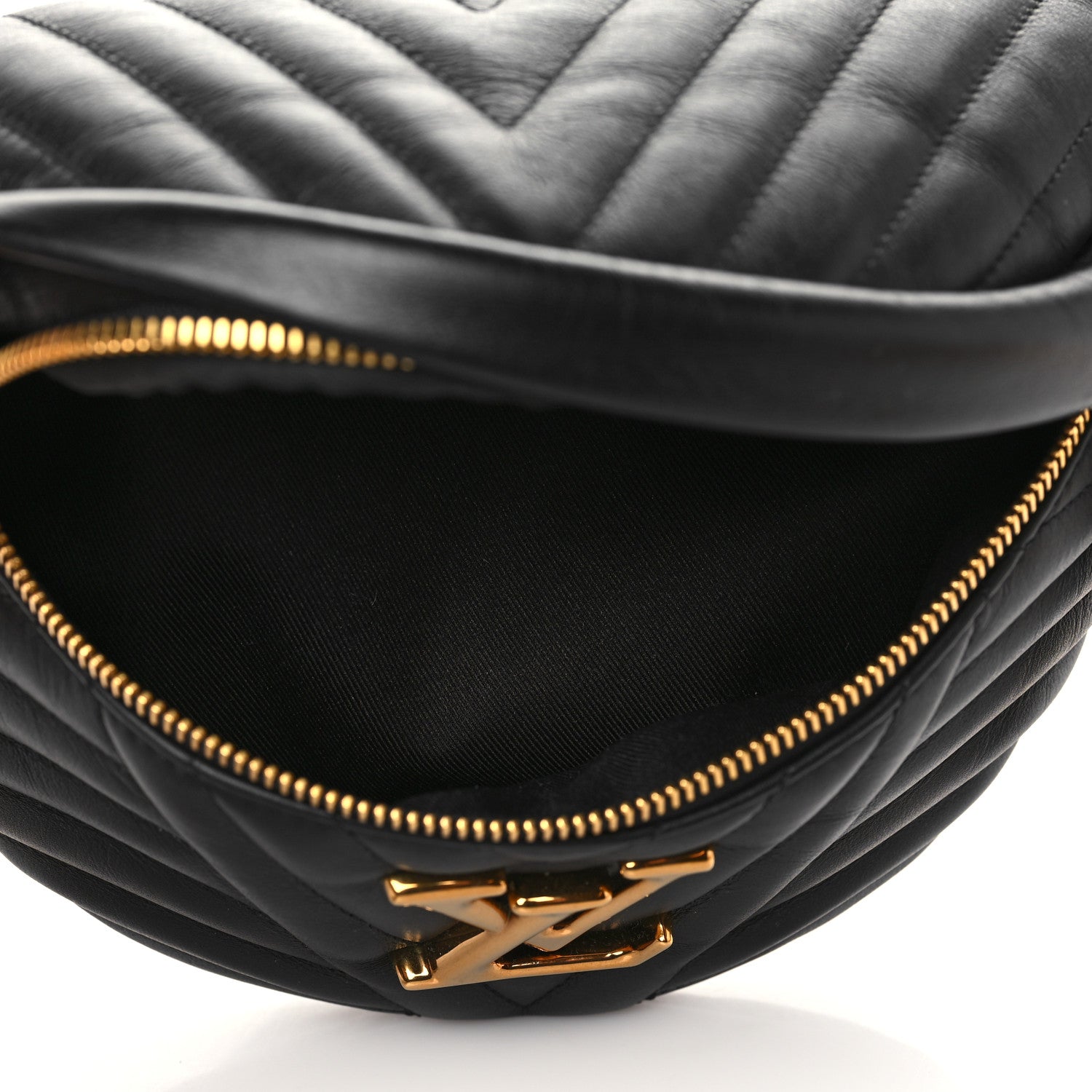 Louis Vuitton Calfskin Quilted New Wave Bumbag Black 5 of 6