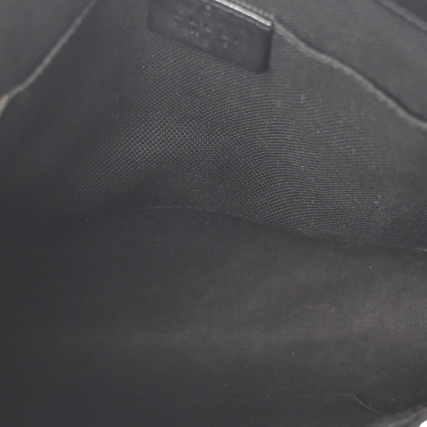 GG Supreme Monogram Web Small Flat Messenger Bag Black Grey