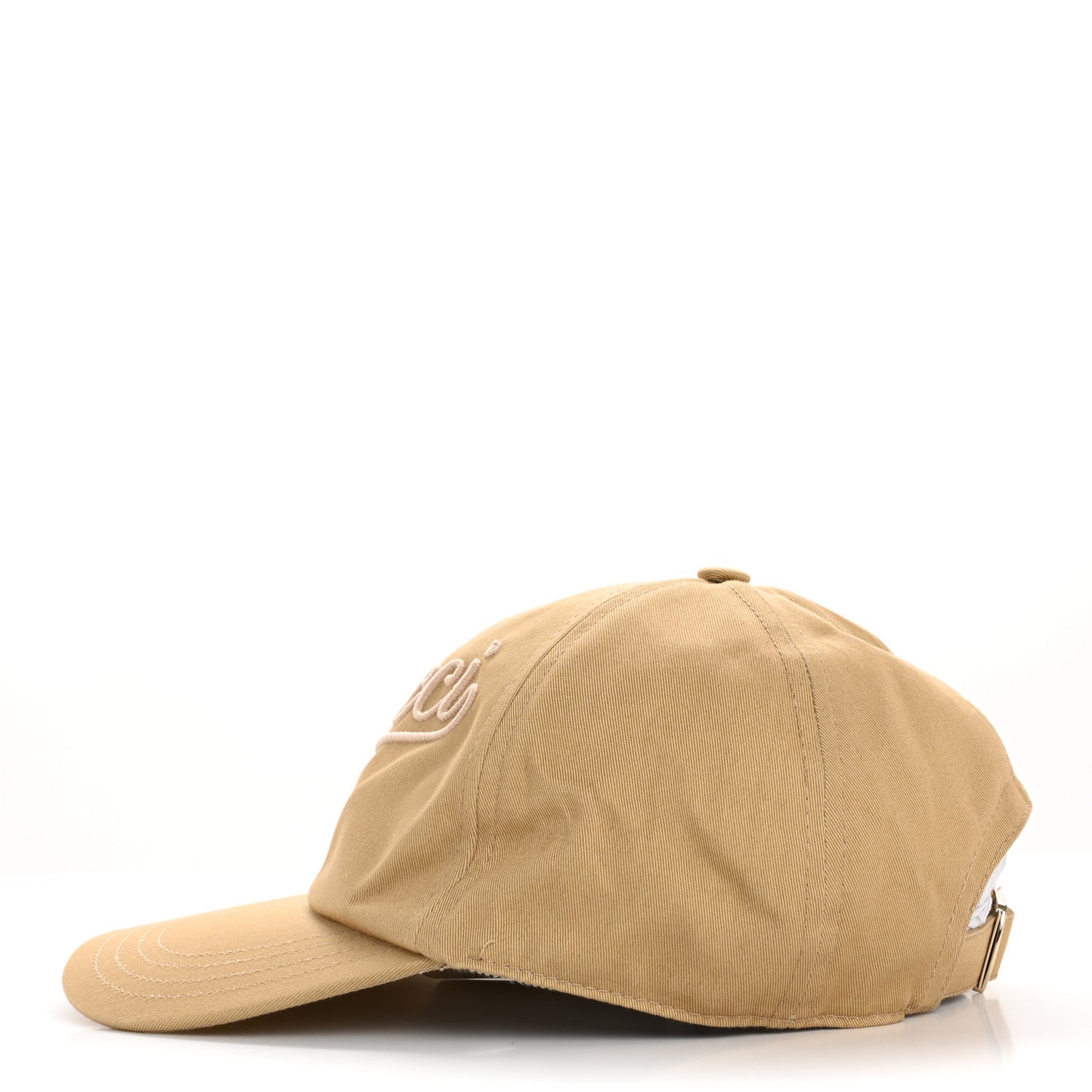 Cotton Logo Script Baseball Hat L Camel