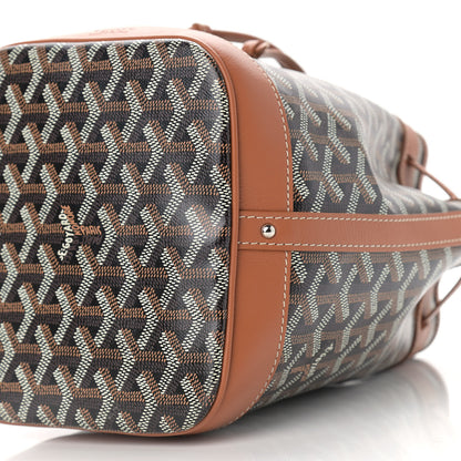Goyard Goyardine Petit Flot Bucket Bag PM Black Gold 9 of 9
