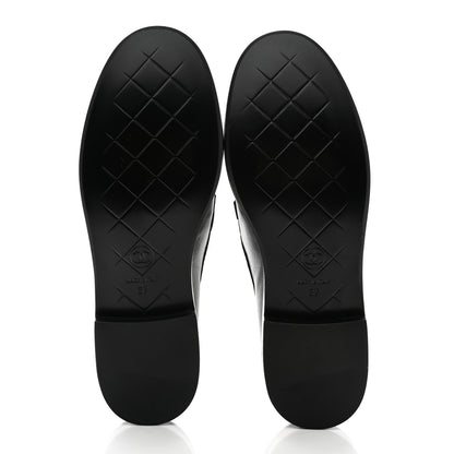 Chanel Lambskin Quilted CC Turnlock Loafers 37 Black 5 of 9
