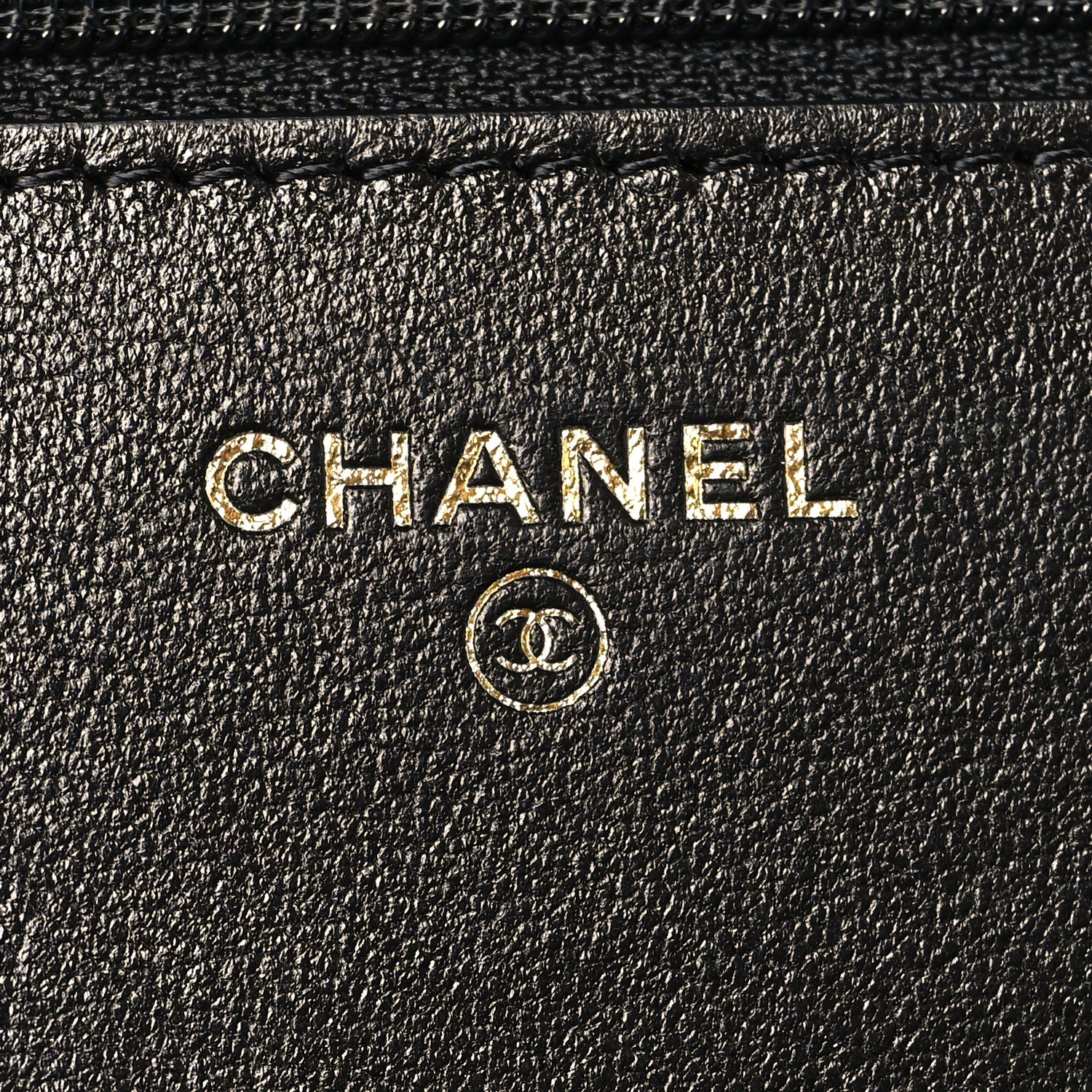 Chanel Lambskin Quilted Chanel 19 Wallet On Chain WOC Black 12 of 13