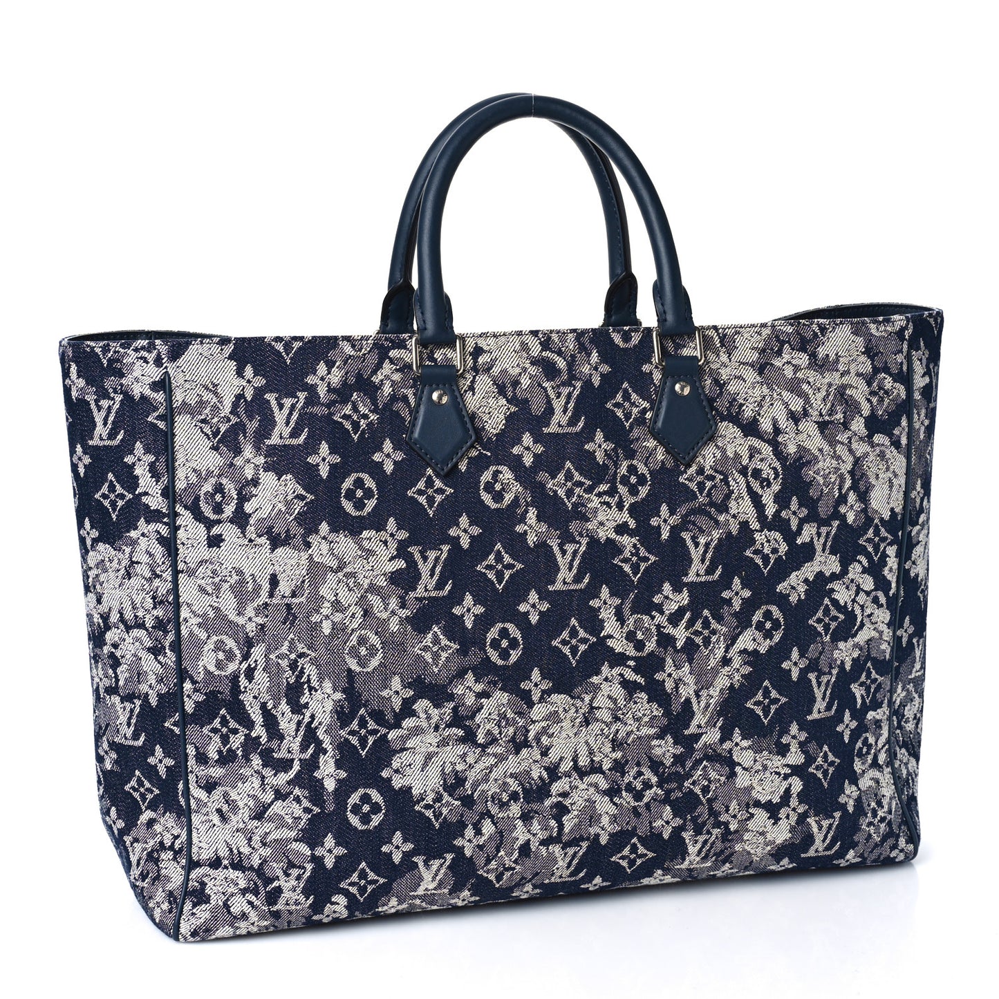 Monogram Tapestry Grand Sac Bleu