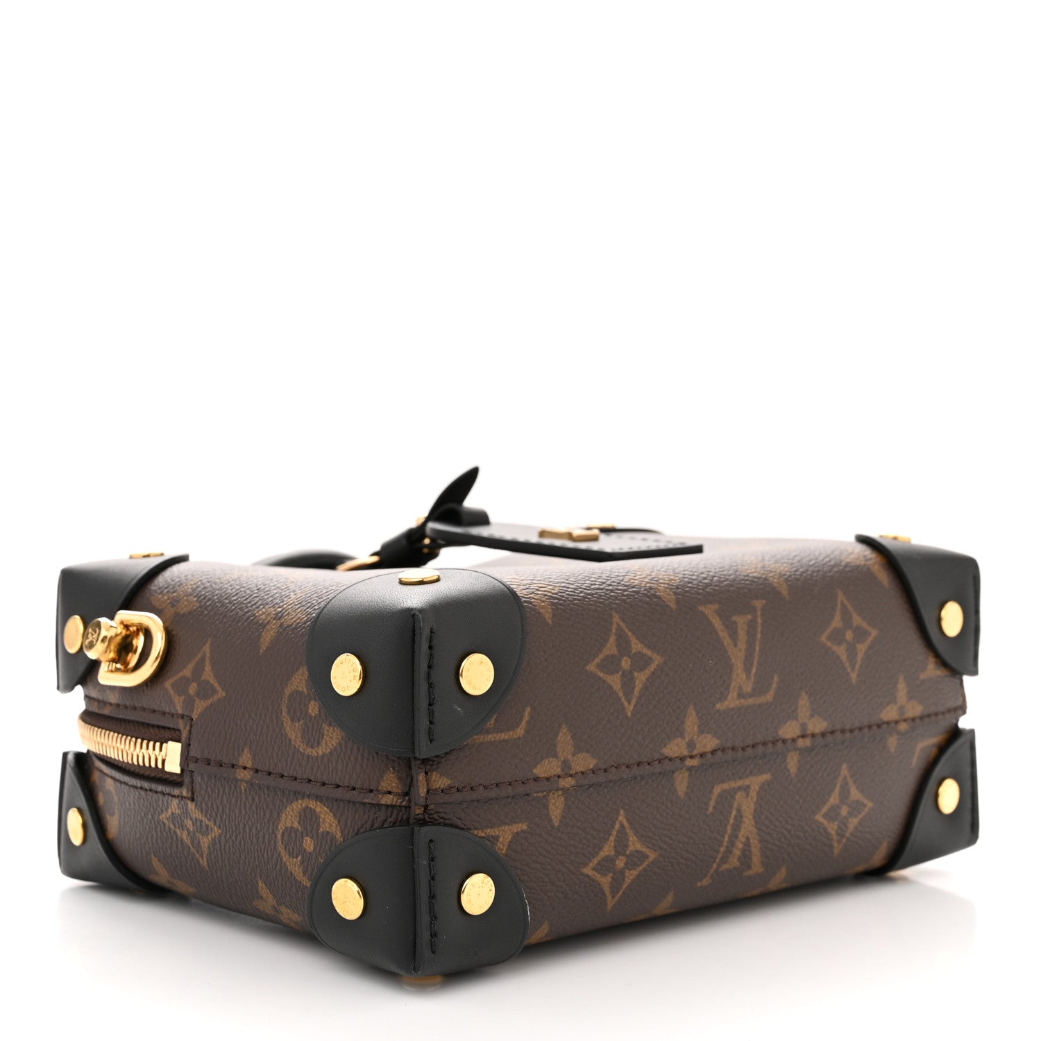 Louis Vuitton Monogram Petite Malle Souple Black 4 of 10