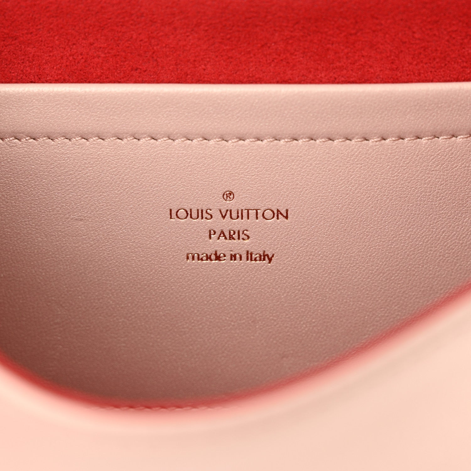 Louis Vuitton Lambskin Embossed Monogram Fall in Love Pochette Light Pink 6 of 13