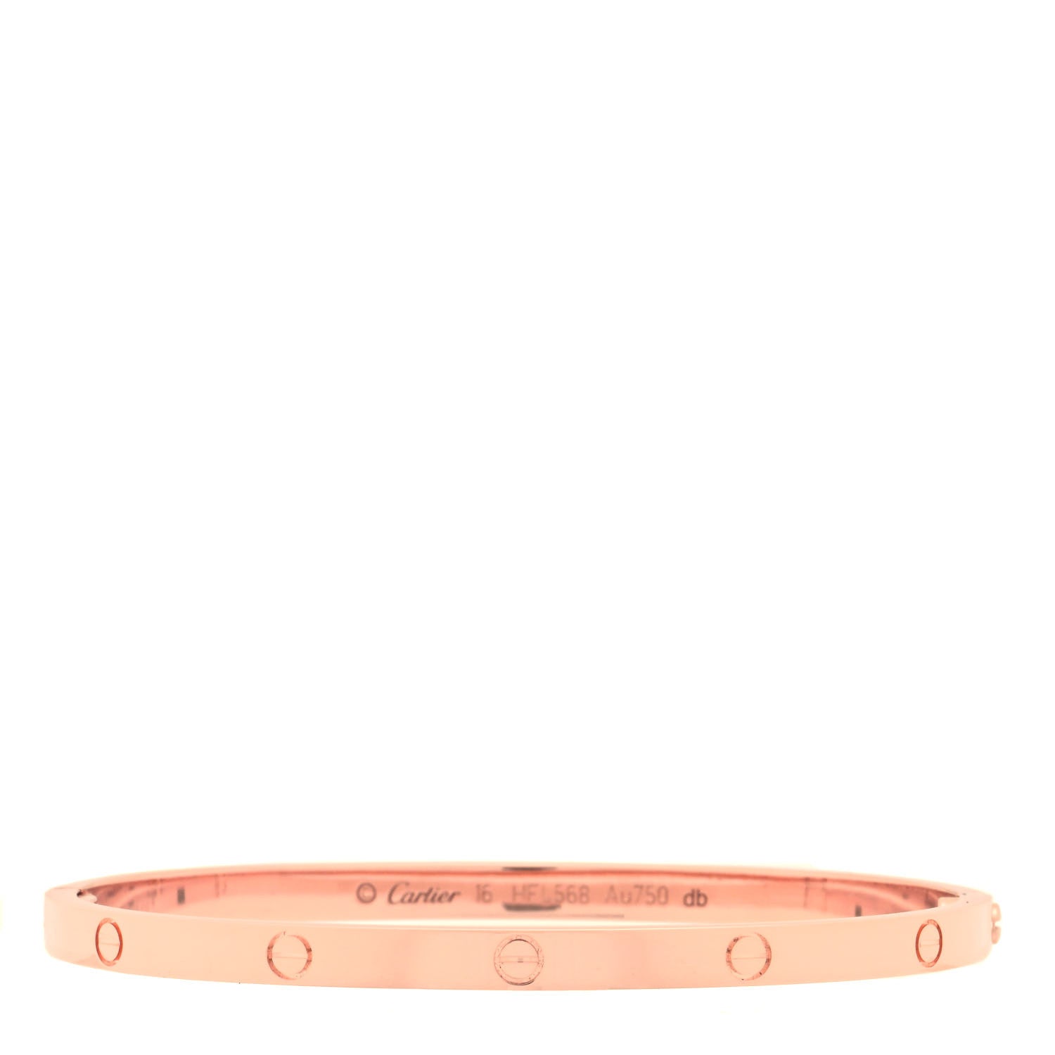 Cartier 18K Pink Gold Small LOVE Bracelet 16 1 of 6