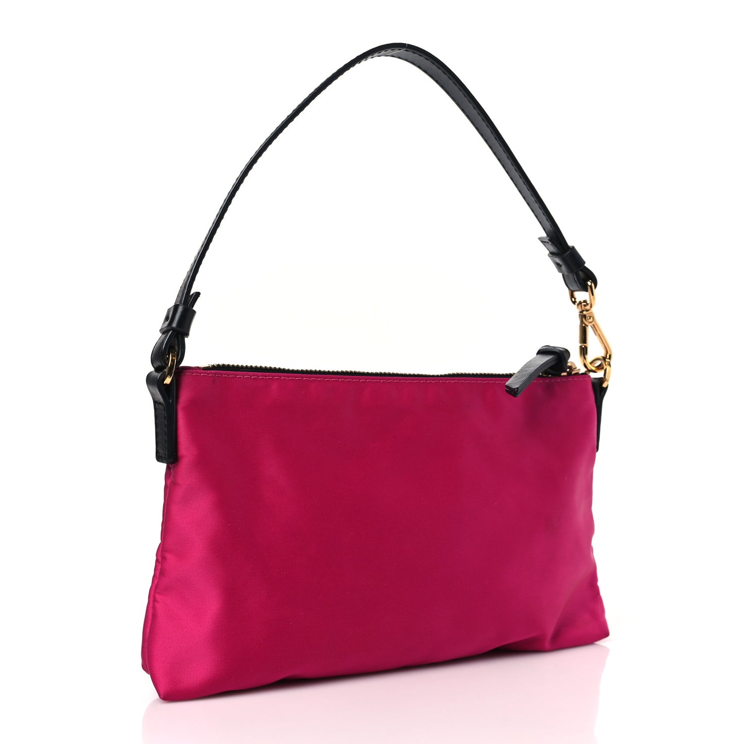 Nylon Medusa Pochette Flamingo Black