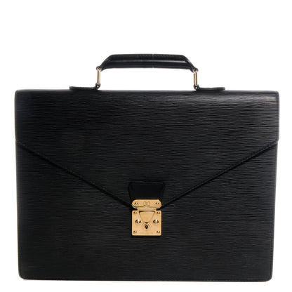 Louis Vuitton Epi Serviette Conseiller Briefcase Black 1 of 8