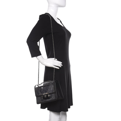Chanel PVC Lambskin Quilted Beauty Lock Flap Black 3 of 12