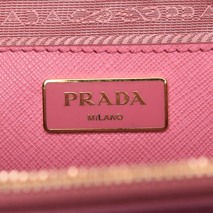 Prada Saffiano Medium Galleria Double Zip Tote Geranio 7 of 10