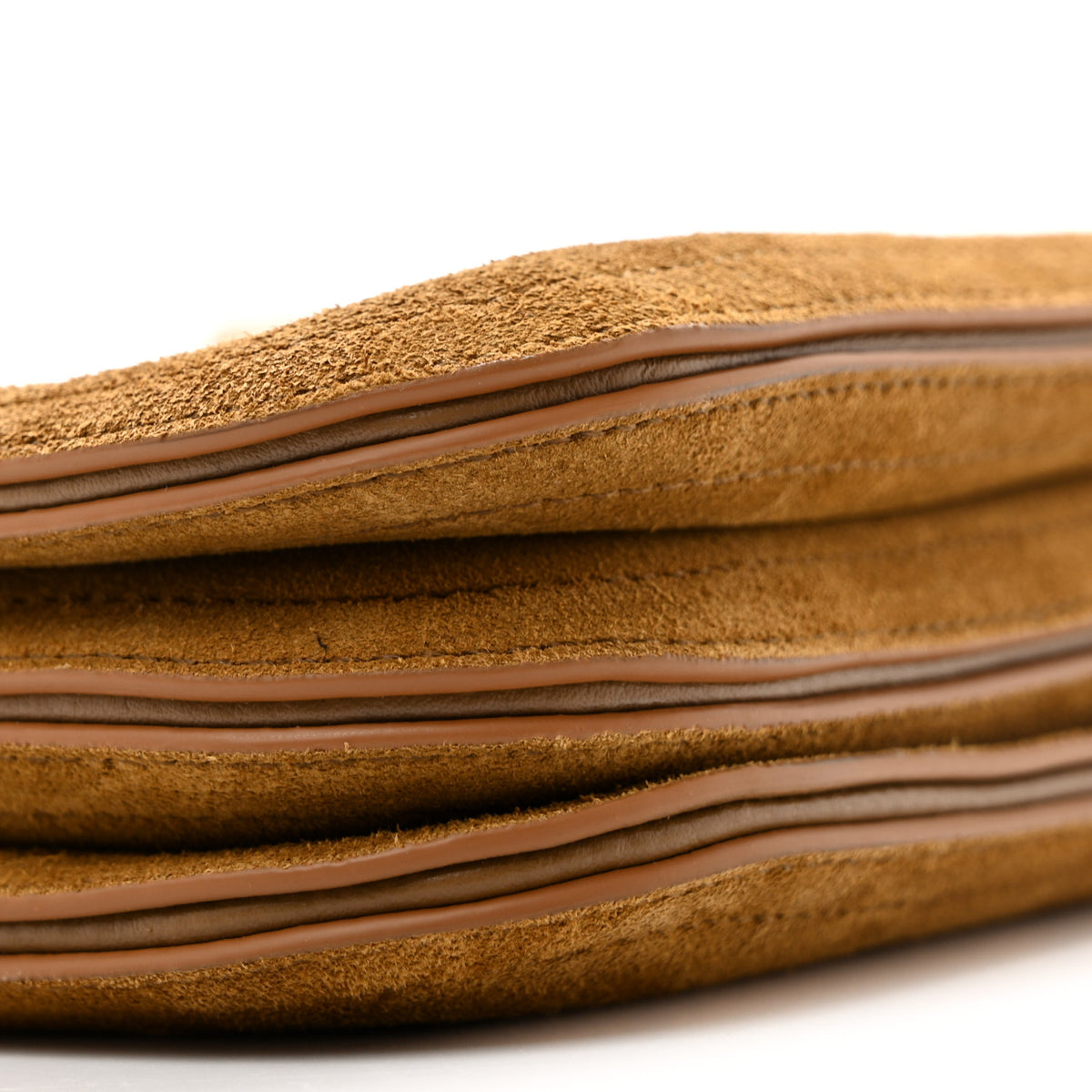 Phoebe Philo Suede Small Gig Bag Toffee 8 of 10