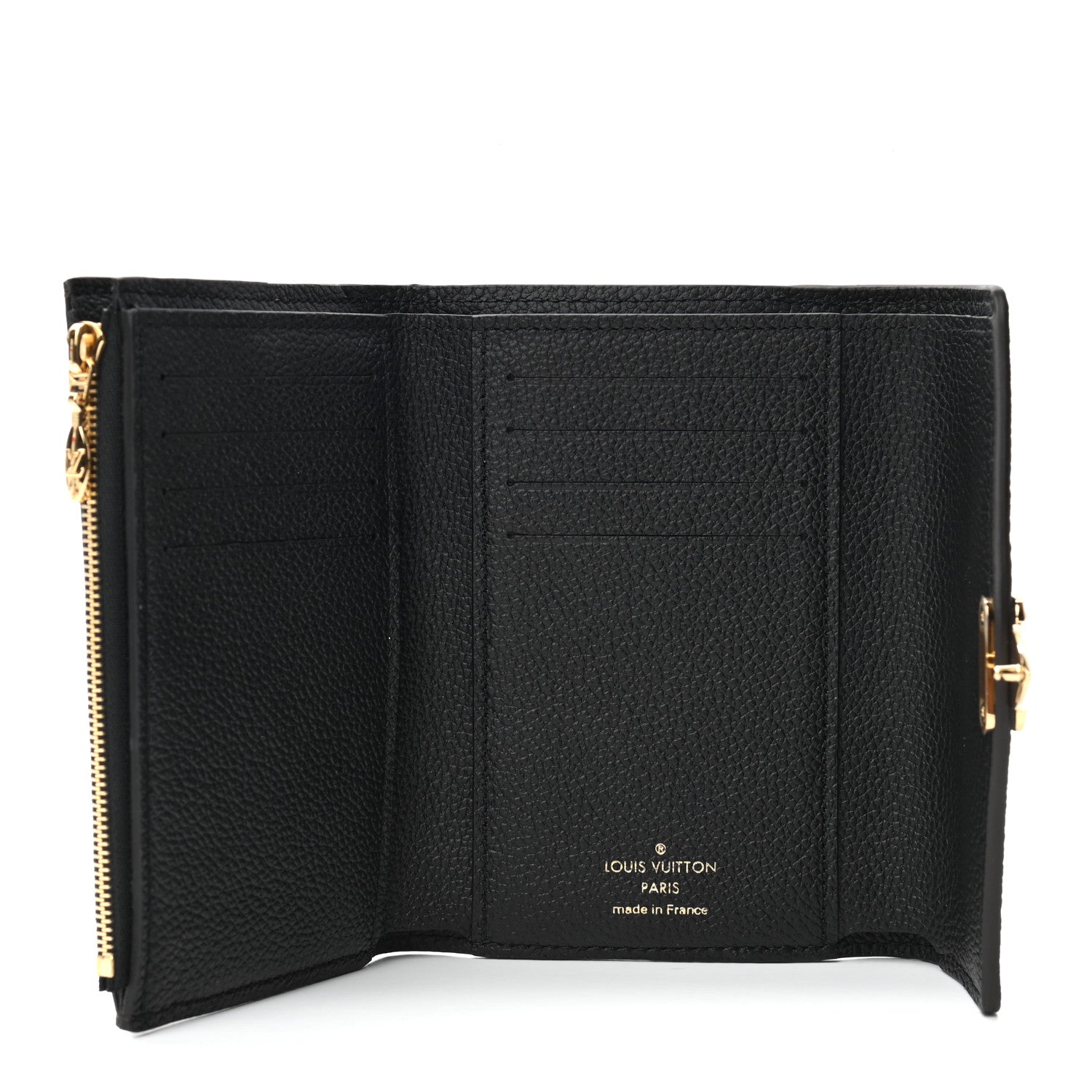 Louis Vuitton Monogram Pallas Compact Wallet NM Black 5 of 7