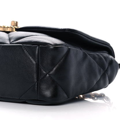 Chanel Lambskin Quilted Medium Chanel 19 Flap Black 10 of 10