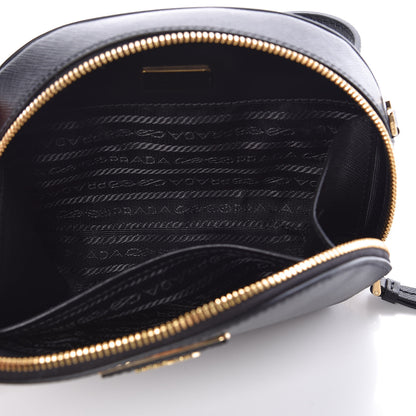 Prada Saffiano Lux Odette Belt Bag Black 6 of 9
