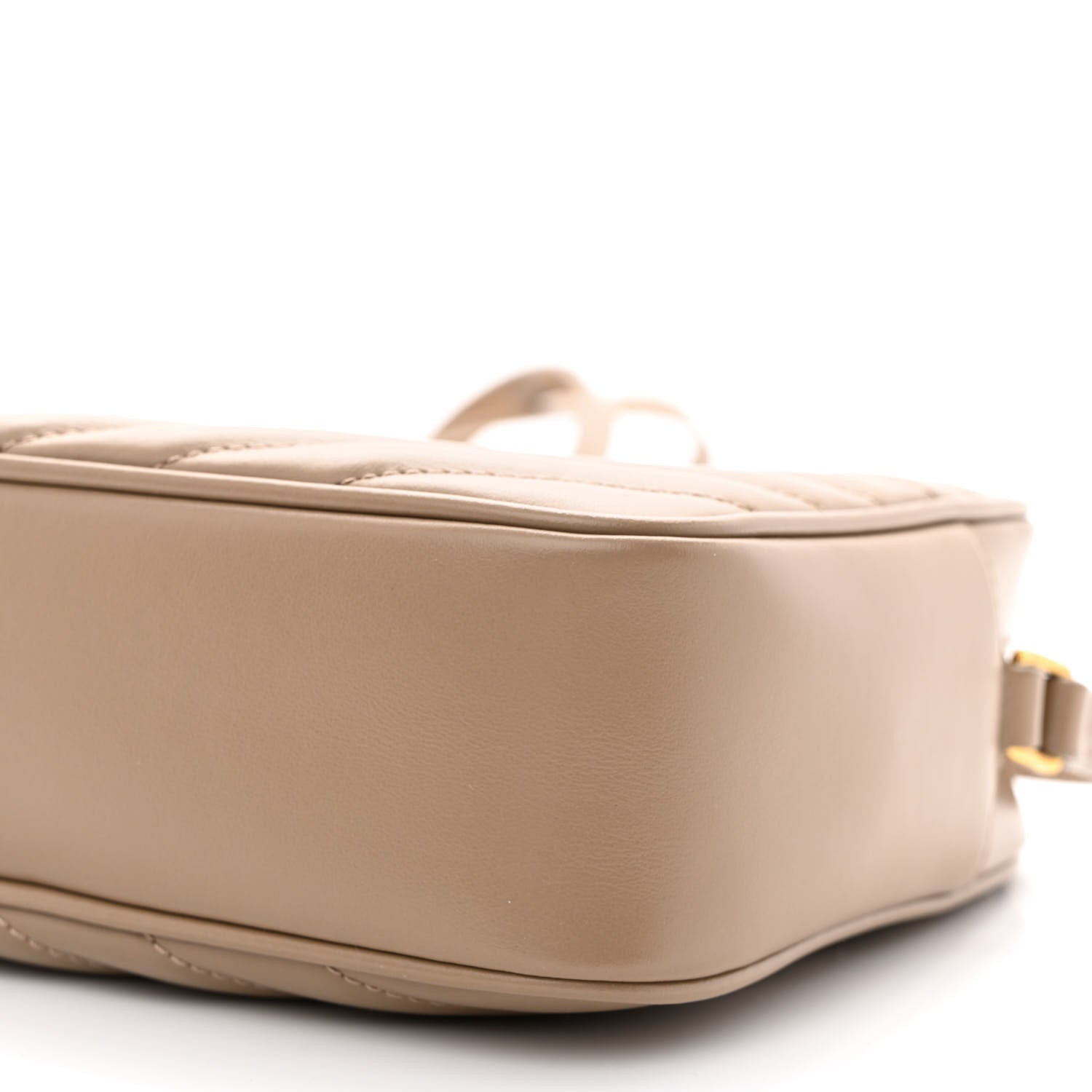 Saint Laurent Calfskin Matelasse Monogram Lou Camera Bag Dark Beige 10 of 16