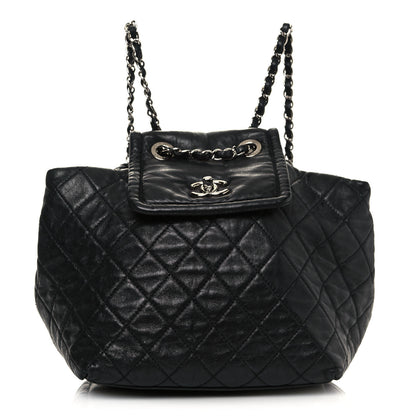 Chanel Lambskin Quilted Beijing Backpack Black 1 of 16