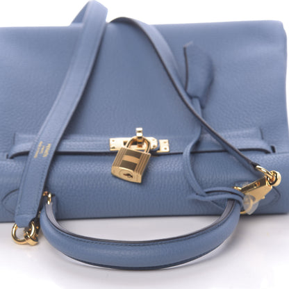 Hermes Togo Kelly Retourne 25 Azur 13 of 41