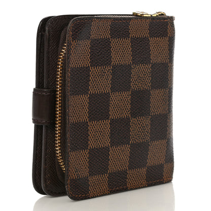 Louis Vuitton Damier Ebene Zippe Zipped Compact Wallet 3 of 13