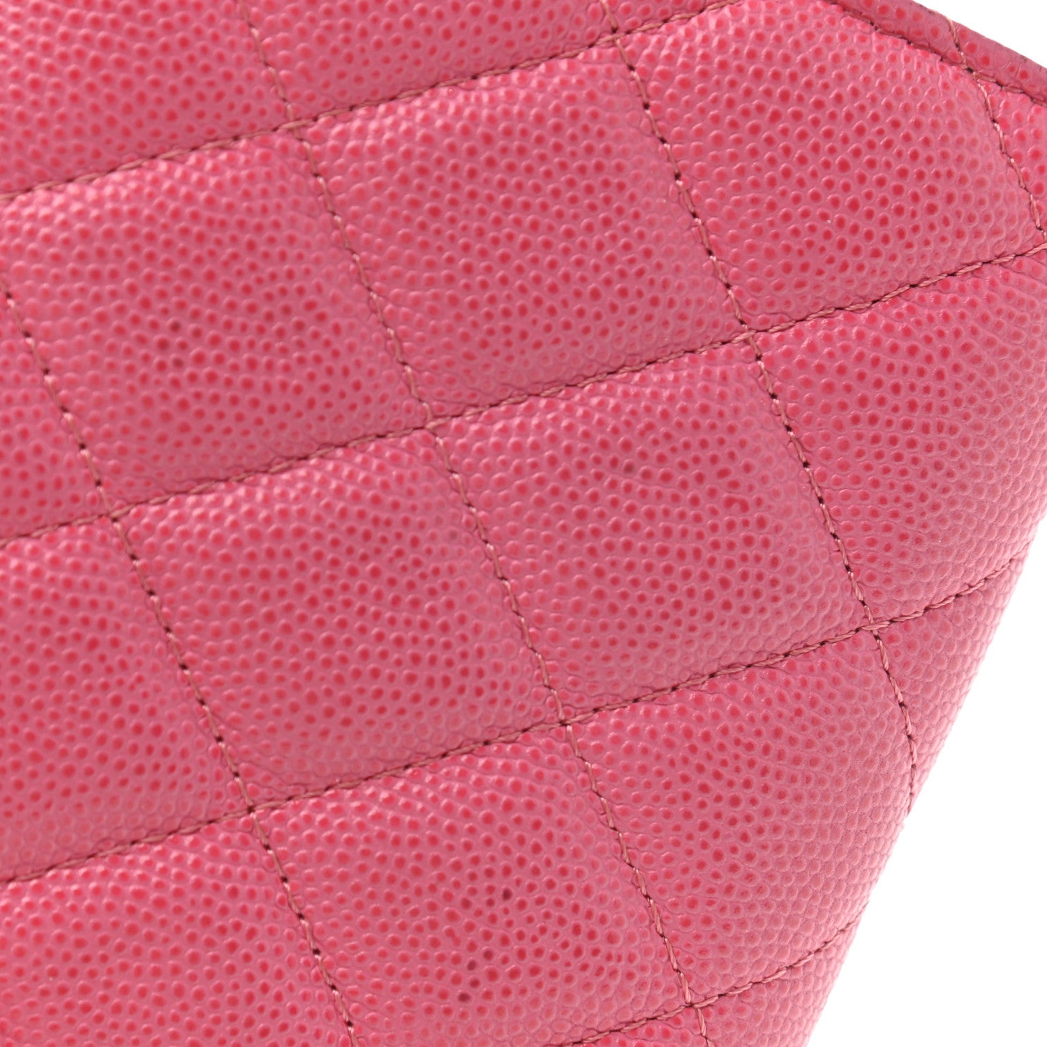 Chanel Caviar Quilted Medium Flap Wallet Pink 9 of 9