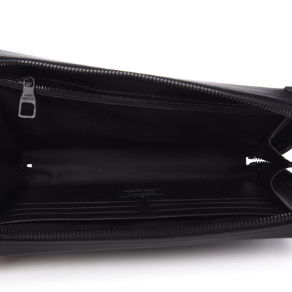 Louis Vuitton Monogram Tuffetage Soft Trunk Clutch Black 5 of 11