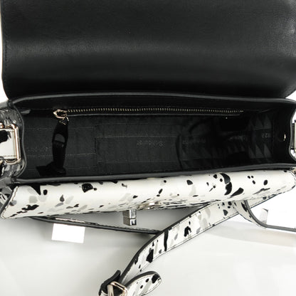 Proenza Schouler Mosaic Print Lambskin Mini PS11 Classic Shoulder Bag Mint Grey White 5 of 8