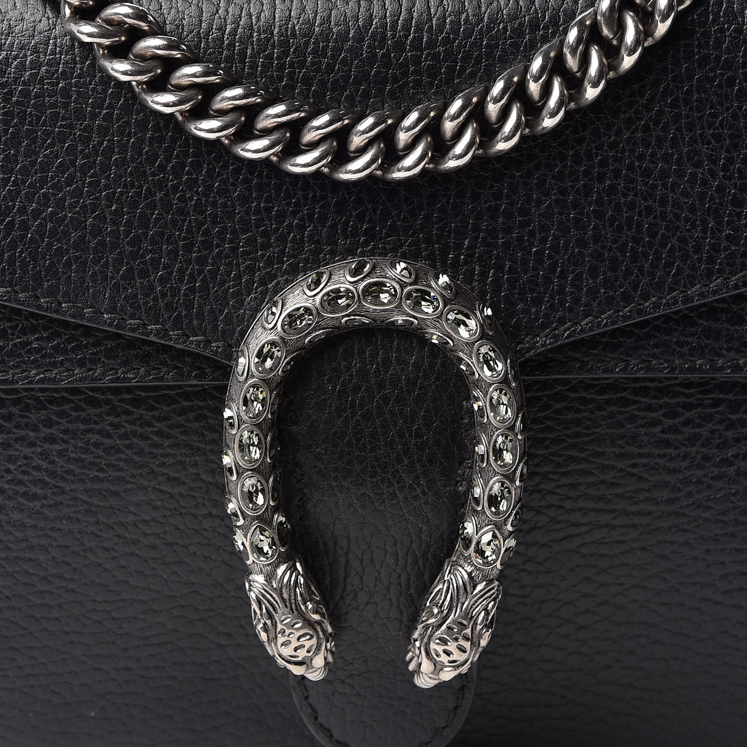 Gucci Calfskin Mini Dionysus Shoulder Bag Black 12 of 12