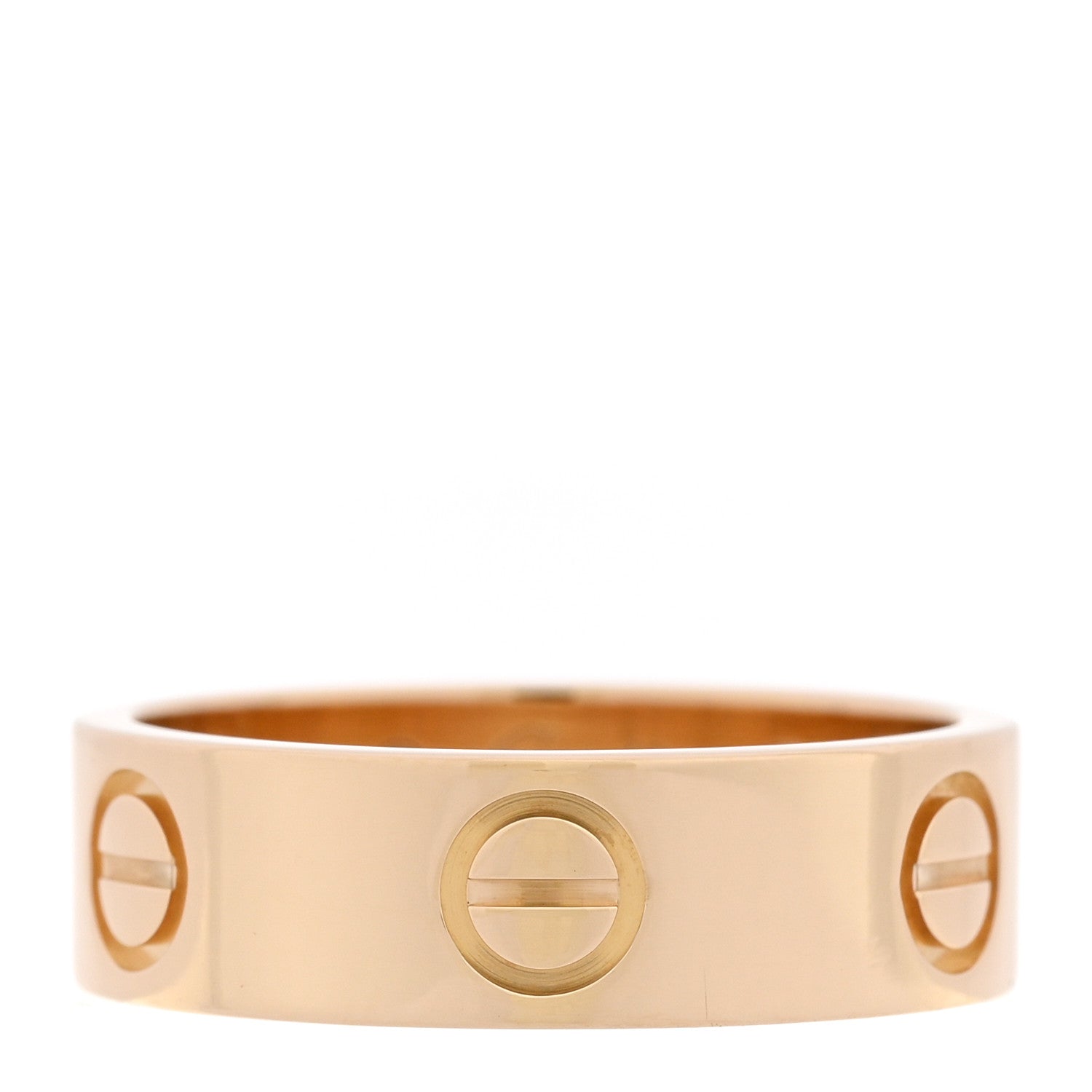 Cartier 18K Yellow Gold 5.5mm LOVE Ring 51 5.75 1 of 4