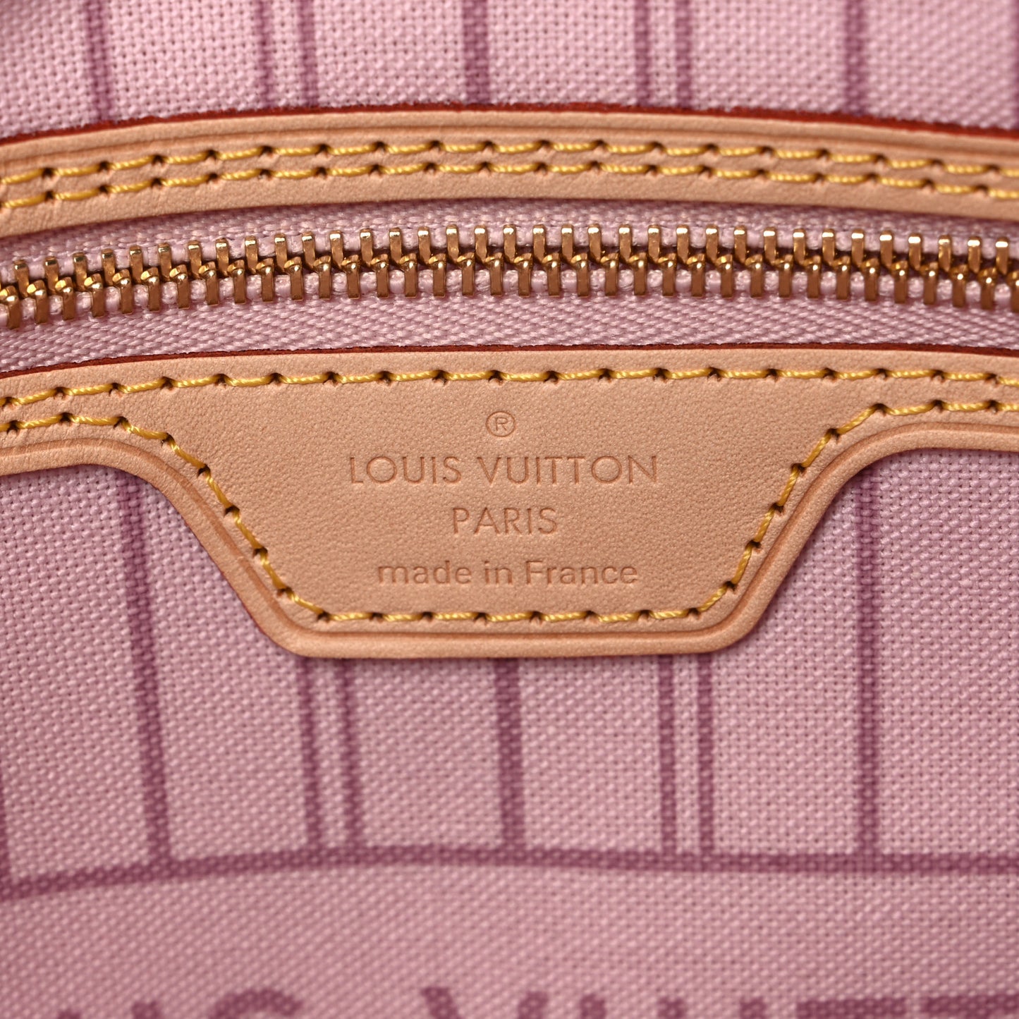 Monogram Saint Barth V Neverfull MM Rose Ballerine