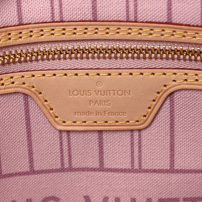 Louis Vuitton Monogram Saint Barth V Neverfull MM Rose Ballerine 7 of 10