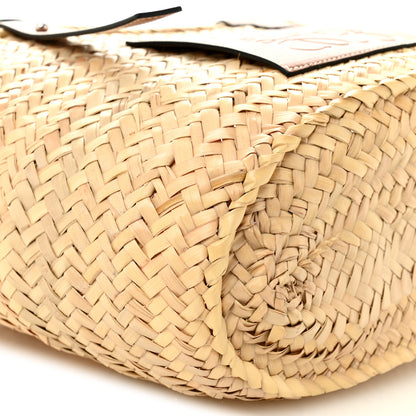 Loewe Raffia Basket Tote Bag Natural Tan 8 of 11