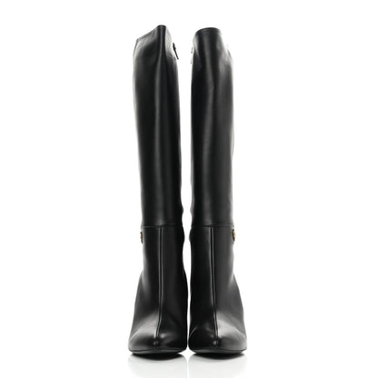 Gucci Calfskin Rodano Boots 39.5 Black 2 of 7
