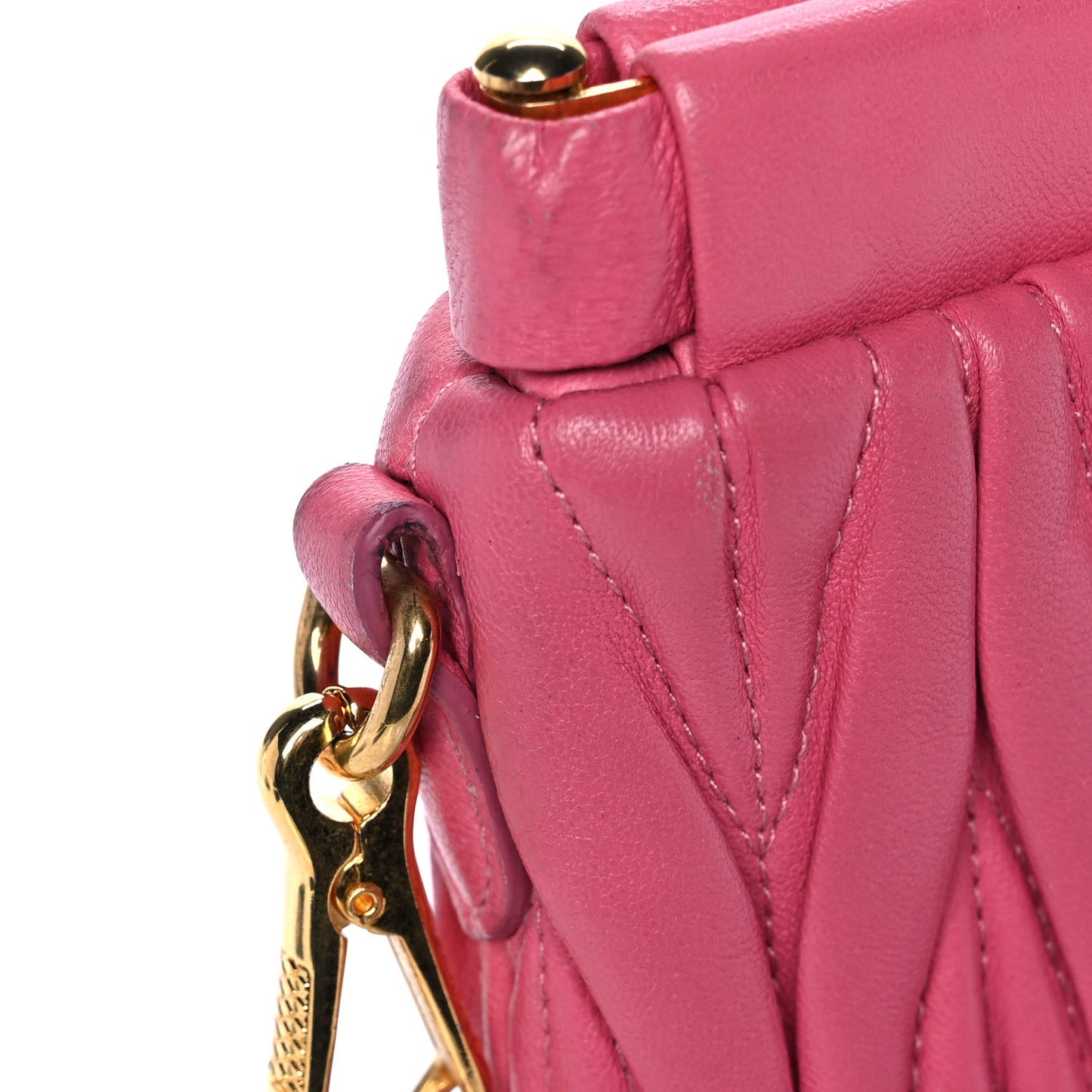 Nappa Matelasse Crossbody Peonia