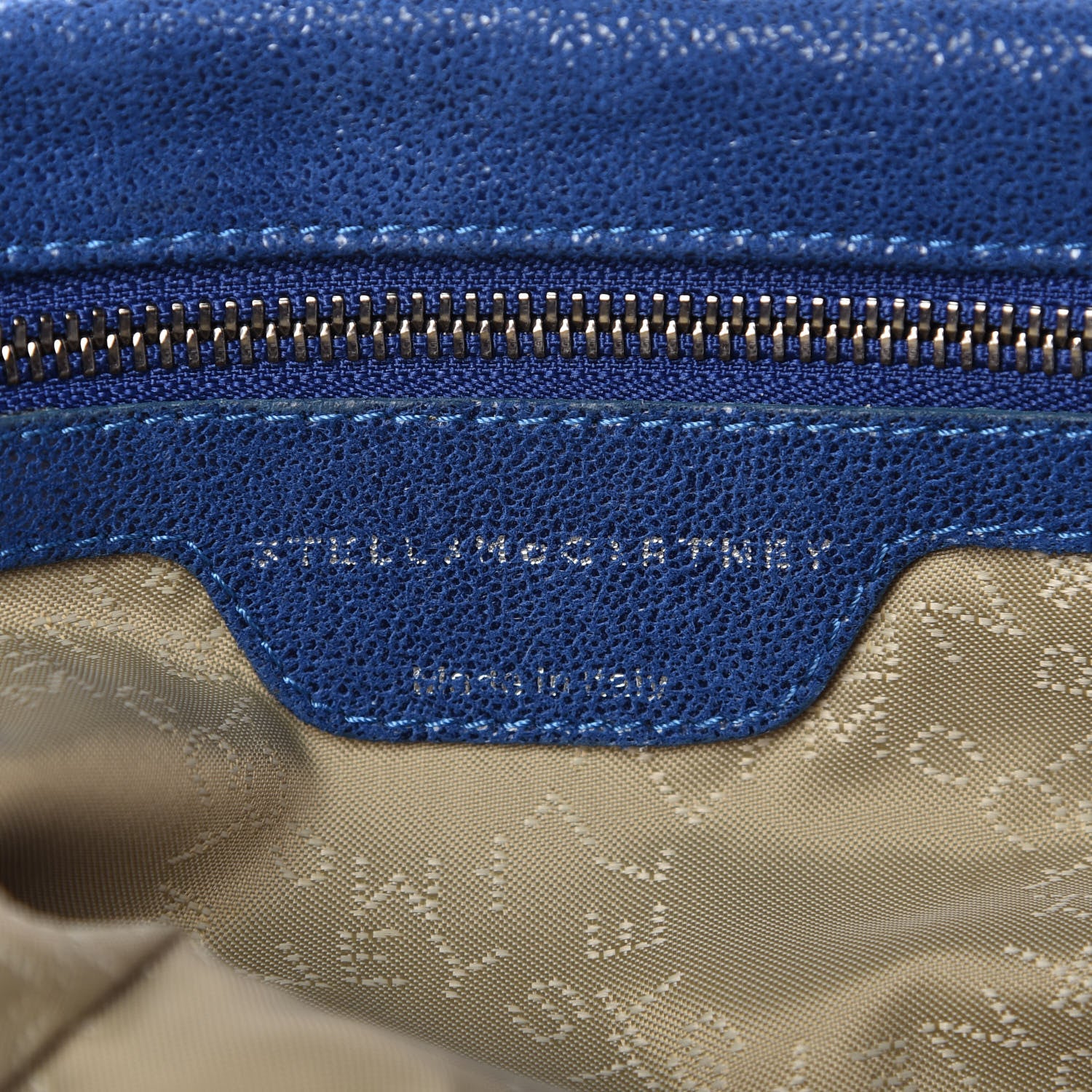 Stella McCartney Shaggy Deer Big Falabella Tote Cornflower Blue 8 of 8