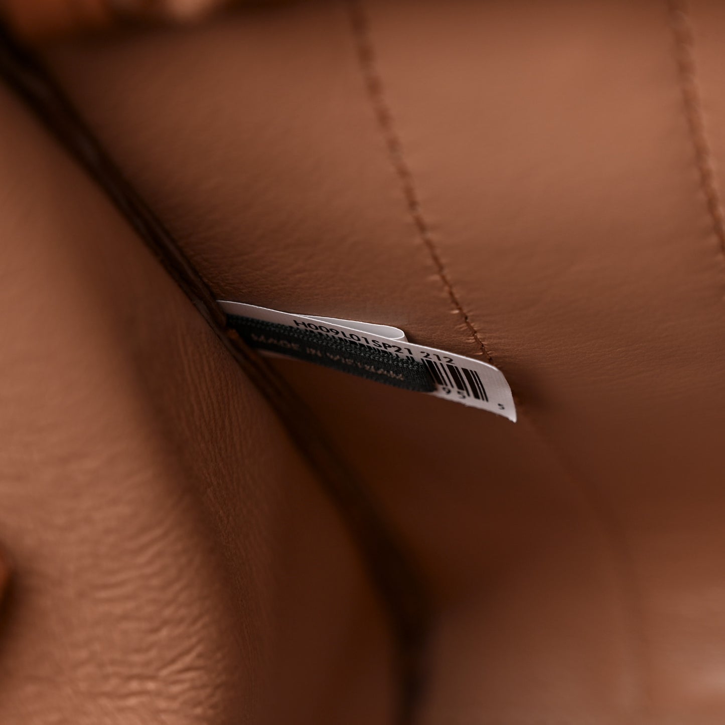 Grained Calfskin Mini The Tote Bag Argan Oil