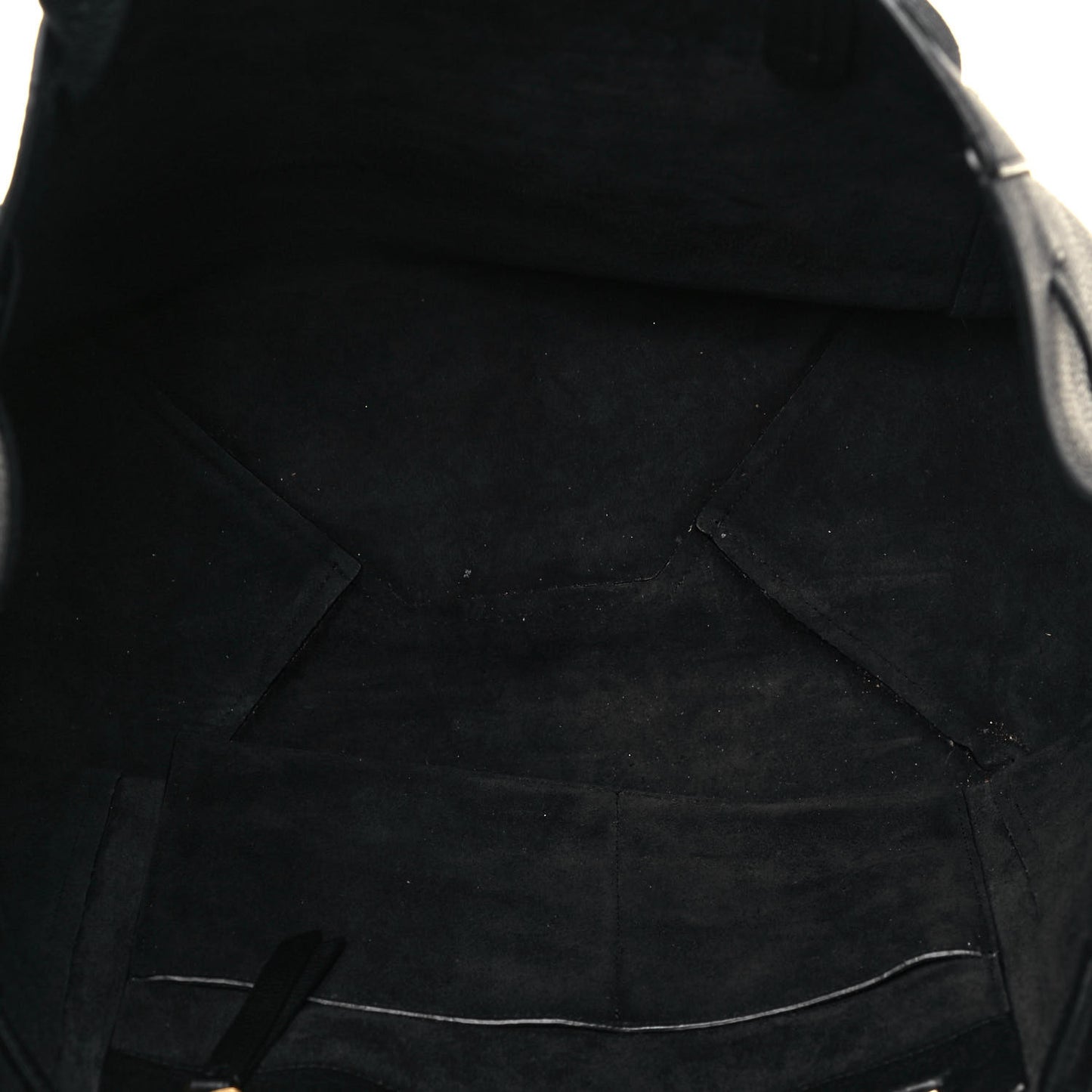 Soft Grained Calfskin Small Belt Cabas Phantom Black