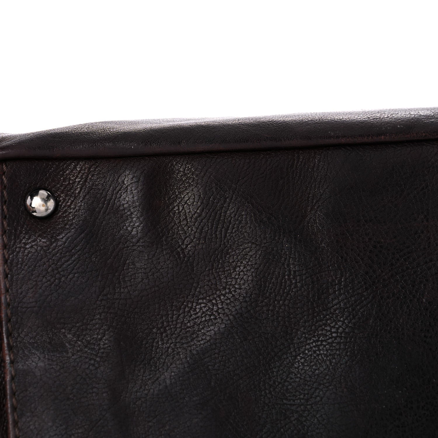 Chanel Calfskin Diamond Stitch Accordion Flap Brown 20 of 36