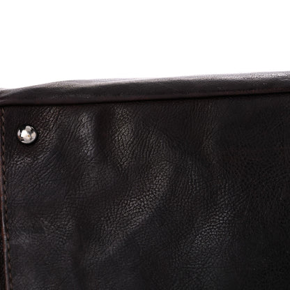 Chanel Calfskin Diamond Stitch Accordion Flap Brown 20 of 36