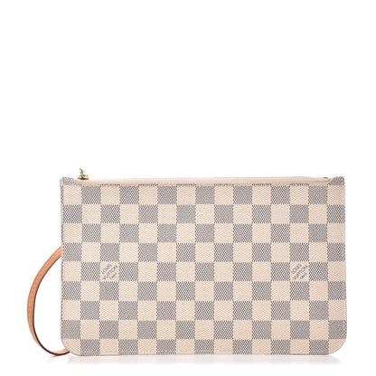 Louis Vuitton Damier Azur Neverfull MM GM Pochette 1 of 11