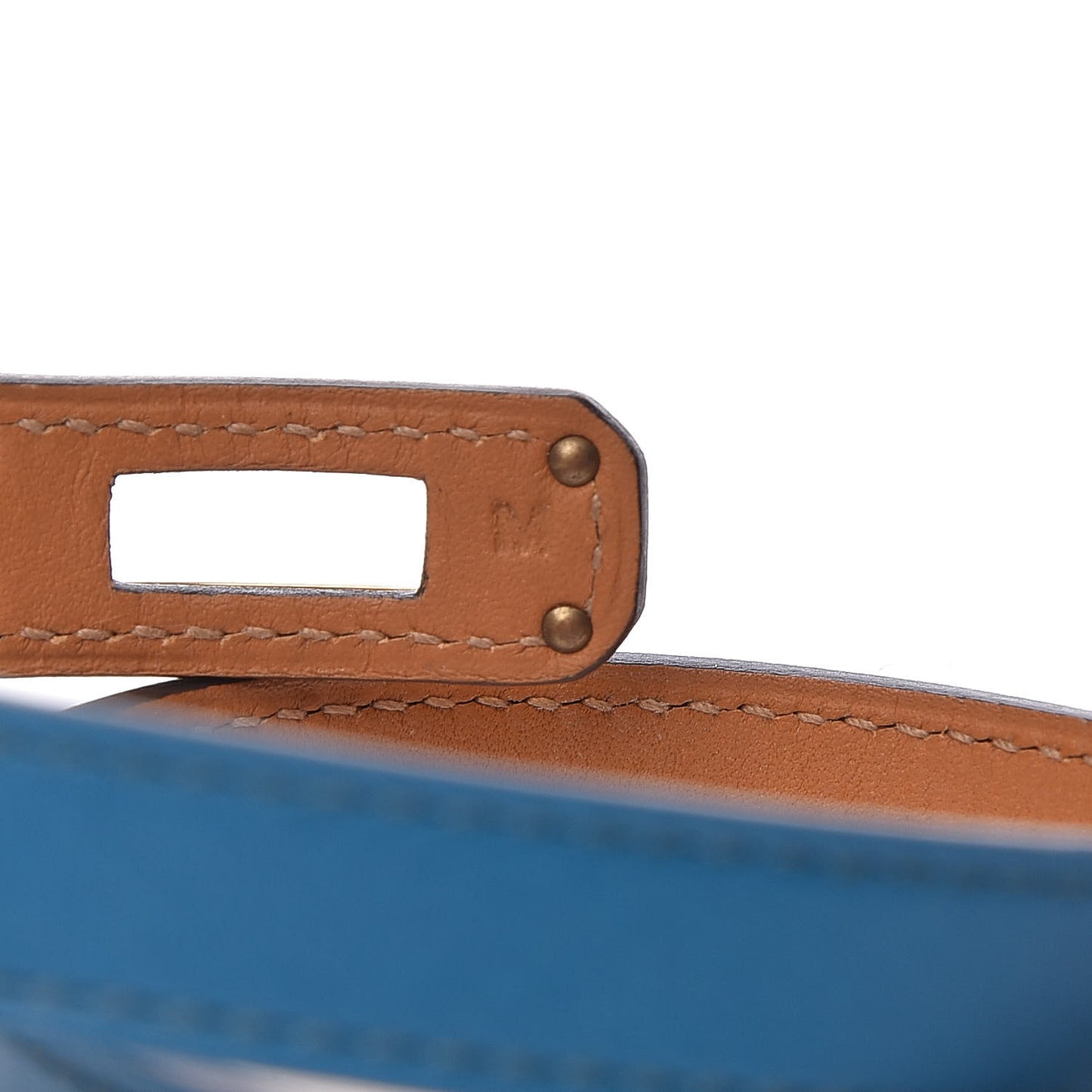 Tadelakt Kelly Double Tour Bracelet M Bleu Izmir